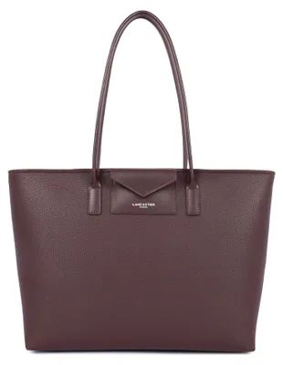 Image de Lancaster Sac cabas épaule Zippé Maya Double KBA Bordeaux foncé