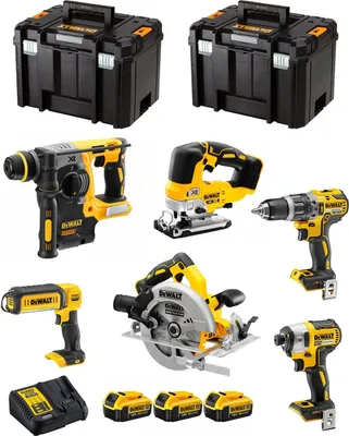Obrázok produktu pre Súprava DeWALT DCK699M3T PRO (DCD796 + DCS570 + DCS334 + DCF887 + DCH273 + DCL050 + 3 x 4,0 Ah + DCB115 + 2 x TSTAK VI)