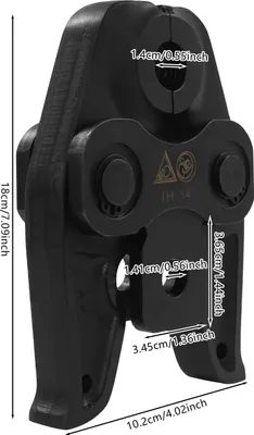 Immagine prodotto di Pinza per tubi, struttura in metallo resistente, facile da usare, TH14