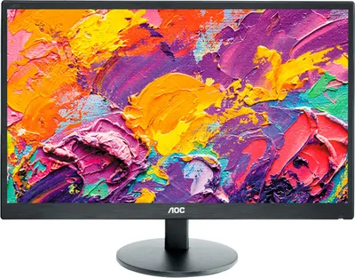 Zdjęcie produktu dla AOC 70 Series E2270SWN, 54,6 cm (21.5"), 1920 x 1080 px, Full HD, LCD, 5 ms, Czarny