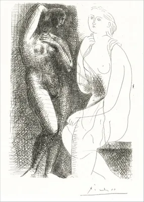 Produktbild von Kunstkarte Pablo Picasso "Suite Vollard"