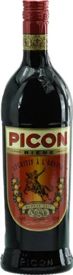 A bottle of Amer Picon aperitif.