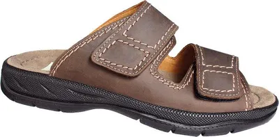 Produktbild von Jomos Pantoletten in Übergrößen Braun 503601 42 355 große Herrenschuhe, Größe:46