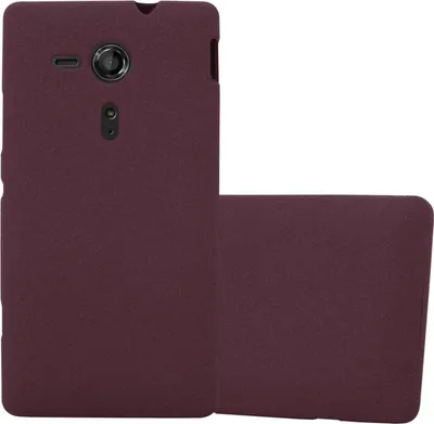 Produktbild von Cadorabo Schutzhülle für Sony Xperia SP Hülle in Lila Handyhülle TPU Etui Cover Case
