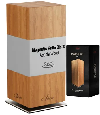 Obrázek produktu pro Magnetický blok na nože z akáciového dřeva
