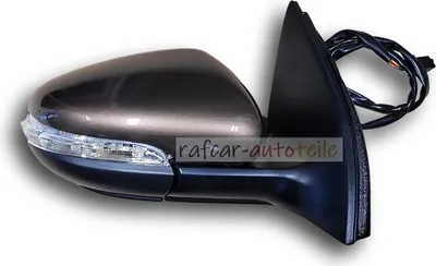 Produktbild von Außenspiegel Spiegel rechts elektrisch für VW GOLF VI 5K 2008 - braun LH8Z