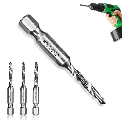 Obrázek produktu pro Vrták pro závit M4 × 0,7, sada 3 kusů