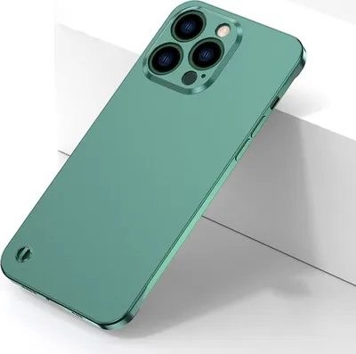 Produktbild von König Design Hülle kompatibel mit Apple iPhone 12 Pro Kunststoff Soft Handyhülle - Handy Case Grün