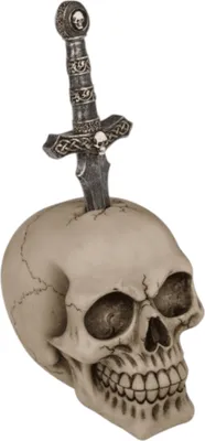 Produktbild von OOTB Spardose mit Schloss Totenkopf mit Schwert