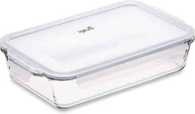 Image de Plat à lasagnes, capacité 2,2 litres, en verre borosilicaté, avec couvercle, pour plats gratinés