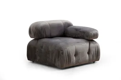 Produktbild von Hanah Home, Bubble- ARE1418, Grau, Schlafsofas, Rahmen: Buchenholz / Spanplatte