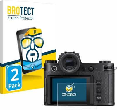 Produktbild von 2x Für Leica SL3 / SL3-S Schutzfolie BROTECT Displayschutz Display Schutz Folie Klar Transparent