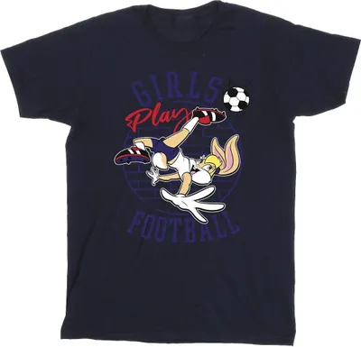 Produktbild von Looney Tunes - "Girls Play Football" T-Shirt für Herren BI52488 (L) (Marineblau)