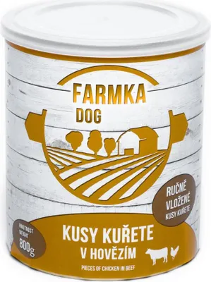 Obrázek produktu pro FARMKA DOG s kuřecím masem 800 g