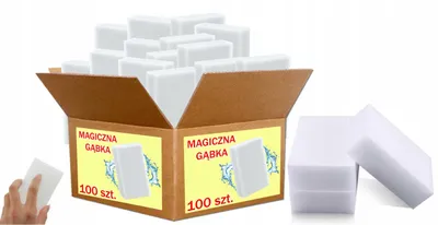 Immagine prodotto di Spugna magica 100x60x15mm - 100 pezzi.