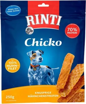 Produktbild von RINTI Chicko Huhn Vorratspack, Snacks, Hund, Adult, Huhn, 250 g, Zuckerfrei