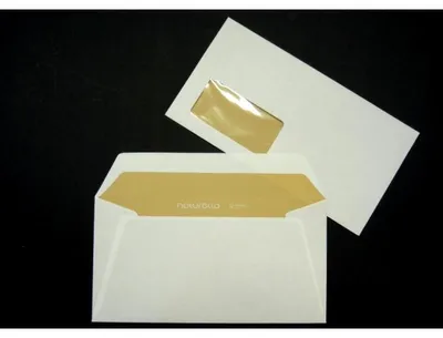 Produktbild von Briefumschläge Biotop3 125x235mm 90g/qm haftklebend Fenster VE=500 Stück creme