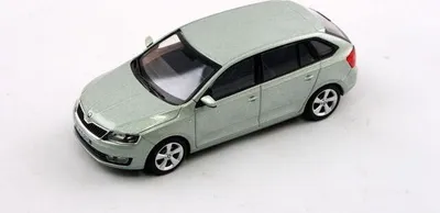Zdjęcie produktu dla Skoda Rapid Spaceback (2013) - Zielony arktyczny metalik ABREX 1:43