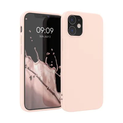 Produktbild von kwmobile Hülle kompatibel mit Apple iPhone 12 / iPhone 12 Pro Hülle - weiches TPU Silikon Case - Cover geeignet für kabelloses Laden - Coconut Swirl