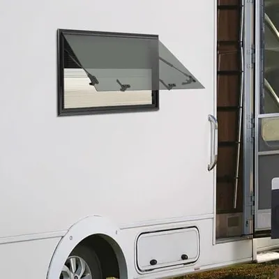 Produktbild von Wohnwagenfenster 800x500mm mit Ausstellmechanismus und Verdunkelung