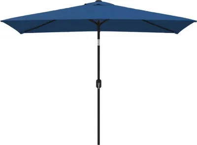 Produktbild von vidaXL Sonnenschirm mit Metall-Mast 300x200 cm Azurblau