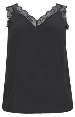Immagine prodotto di Kaffe Curve: Blusa da donna senza maniche, modello KCjakobine. Blusa da donna, taglie forti. Blusa senza maniche