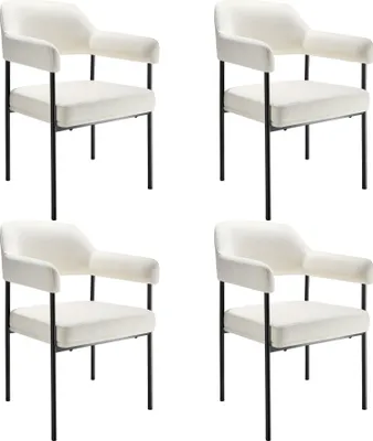 Obrázek produktu pro tectake® Křeslo Doé čalouněné 58 x 62 x 85 cm