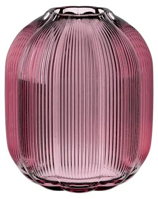 Produktbild von Villeroy & Boch Fleur, Vase mit runder Form, Glas, Violett, Violett, Tisch, Drinnen