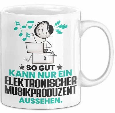 Produktbild von ElektronischerMusikproduzent Geschenk Tasse So Gut Kann Nur Ein ElektronischerMusikproduzent Aussehen Geschenkidee Kaffee-Becher (Weiß)