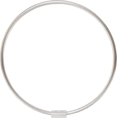 Produktbild von ALU RINGSTANGE Chrom glönzend RUND Ø 90 cm Silber DUSCHVORHANGSTANGE WINKELSTANGE FÜR DUSCHVORHANG oder Umkleidekabine
