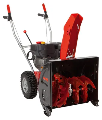 Produktbild von AL-KO Benzinschneefräse 560 II Snowline (4.0 kW, 182 CCM, 56 cm Räumbreite, Einzugshöhe 30 cm, drehbarer Auswurfschacht, Radantrieb mit 5 Vorwärts- und 2 Rückwärtsgängen, Luftbereifung)