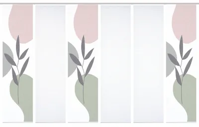 Produktbild von 84074 FRONDA Schiebegardine, recyceltem Polyester 245x60 cm