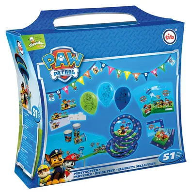 Produktbild von TIB Heyne Kindergeburtstag Party-Koffer Paw Patrol 51 tlg.