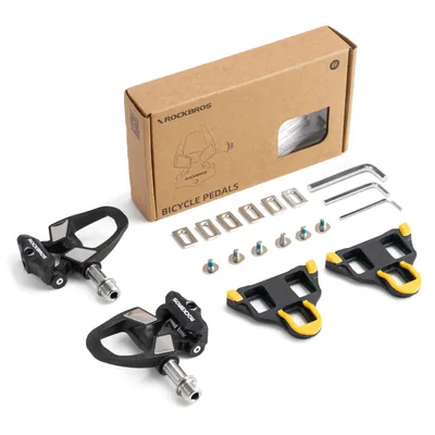 Produktbild von ROCKBROS SPD Fahrradpedale Carbon Ultraleicht Klickpedale & Clipless Pedals für MTB, Rennrad