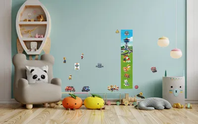 Immagine prodotto di Misuratore di crescita a parete Nickelodeon, Paw Patrol