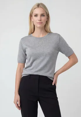 Produktbild von CHANCERY damen bluse - graumelage, L
