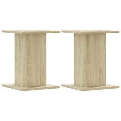 Obrázek produktu pro vidaXL Stojan na reproduktory 2ks. dub Sonoma 30x30x40cm Materiál na bázi dřeva