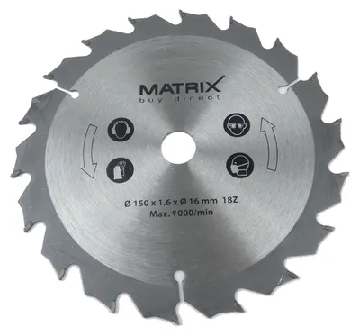 Produktbild von MATRIX Sägeblatt für Akku Handkreissäge Kreissäge Holzsäge AKCS 20 V Li