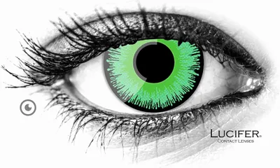 Zdjęcie produktu dla Kolorowe soczewki kontaktowe Lucifer® Cyper - 2 sztuki (1 para), bez recepty