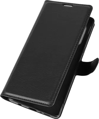 Produktbild von Mobigear Classic  LG Velvet Hülle Klapphülle Geldbörse - Schwarz