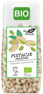PISTACJE PRAŻONE I SOLONE BIO 100 g - BIO PLANET