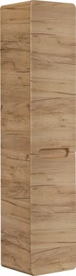 Produktbild von Badezimmer Hängeschrank inkl. Wäschekorb 170x35x35 cm FERMO Gold Eiche