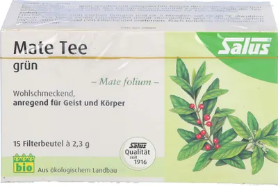 Produktbild von Salus Mate Tee grün, 15 St. Filterbeutel