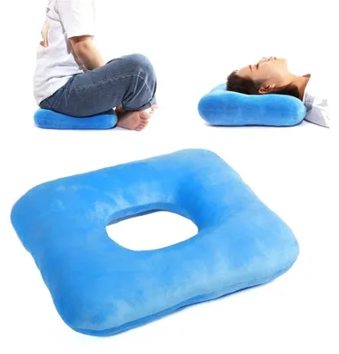 Donutkissen Steißbein Schmerzlinderung, atmungsaktiv, Blau