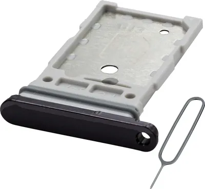 Produktbild von MMOBIEL Dual-SIM- Kartenhalter Für Samsung Galaxy S23 / S23 Plus - SIM-Tray  Schwarz