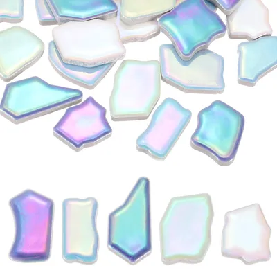 Keramik-Mosaikfliesen 500 g, 20–40 mm, glänzende Mischfarben