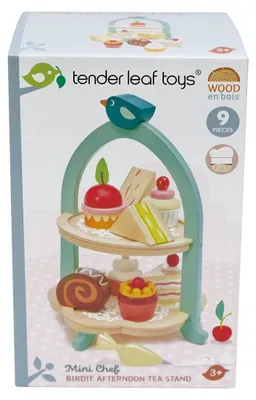 Zdjęcie produktu dla Tender Leaf Toys Birdie Afternoon Tea Stand, Kuchnia i jedzenie, 3 lat(a)