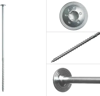 Produktbild von Tellerkopfschrauben verzinkt Torx 8 x 280 mm - Schachtel 50 Stück