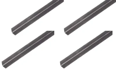 Obrázek produktu pro Alberts 4 x úhlový profil, surová ocel, 20 x 20 x 2 mm, délka 2 m