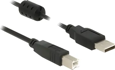 Immagine prodotto di DELOCK USB Kabel A -> B St/St 2.00m schwarz